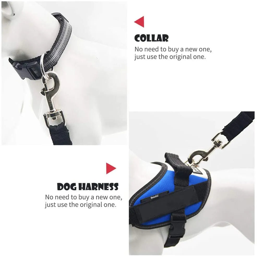 Adjustable Pet Cat Dog Car Seat  Belt Pet 
Seat Vehicle Dog Harness Lead Clip Safety Lever Traction Dog Collars Dog Accessoires